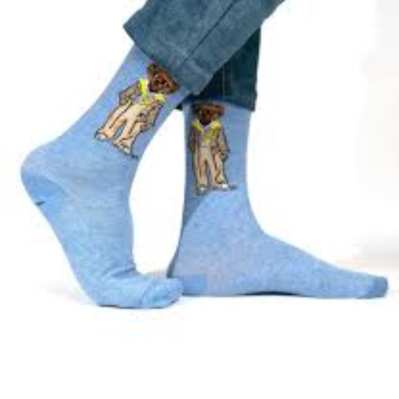 Polo Ralph Lauren Women's Polo Bear Trouser Socks Blue - Picture 4 of 8